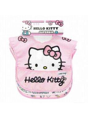 Bumkins Hello Kitty SuperBib, 6-24 Months, 3 Pack - Hello Kitty